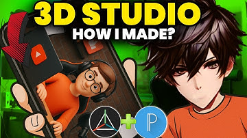 How To Create Viral 3D STUDIO In MOBILE Free & Easy | Like@TubeSenseiofficial & @logicrowned