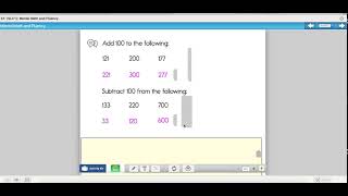 Everyday Math Unit 5, Lesson 11 intro. and bell ringers (01/20//2021)