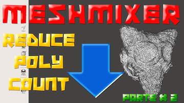 Reducción Conteo Poligonal De Objetos 3D En MeshMixer