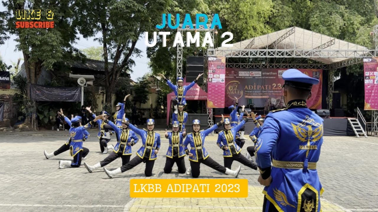 JUARA UTAMA 2!! PENAMPILAN PASKIBRA MAN 1 LAMONGAN DI LKBB ADIPATI 2023