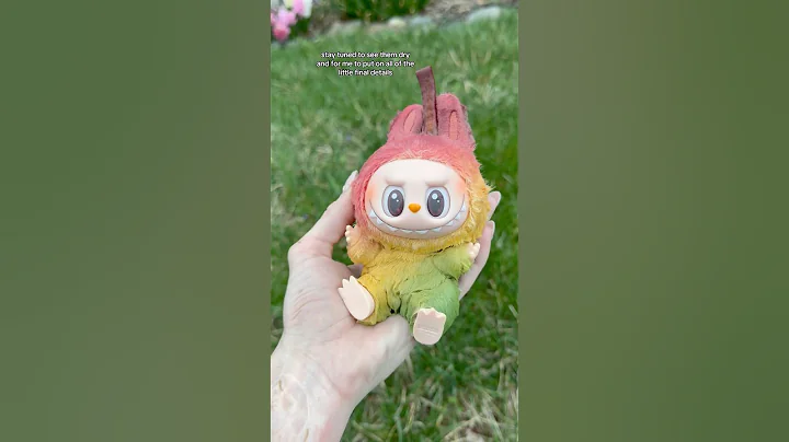 🥭 labubu #labubu #labubuthemonsters #diy #ritdye #custom #mango #popmart #labubus #plush #fyp