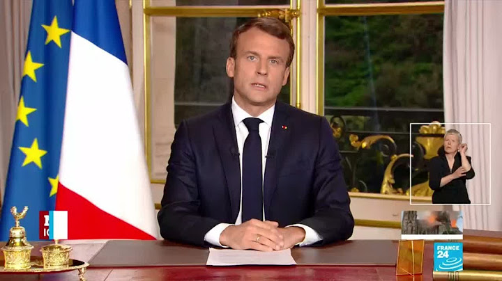 REPLAY - French President Emmanuel Macron addresses French people in aftermath of Notre-Dame blaze