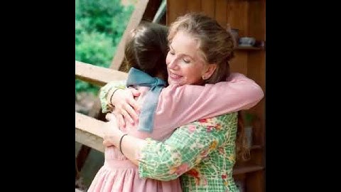 Thumbnail of Young Laura Ingalls meets her older self Melissa Gilbert. Little House On The Prairie. #LHOTP