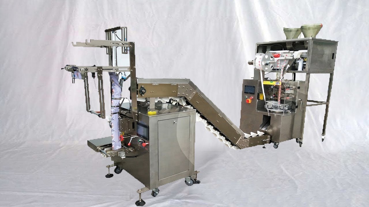 Triangle Nylon bags packing machine tea bagging equipment fully ...