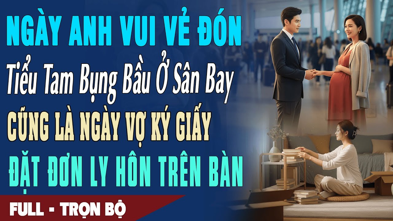 ❤️Truyện Ngôn Tình Ngày Anh ĐÓN BỒ BỤNG BẦU Ở SÂN BAY Cũng Là Ngày Vợ Ký Giấy Đặt Đơn Ly Hôn TrênBàn