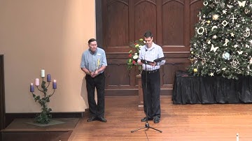 Lighting of the Advent Candle, the candle of Joy