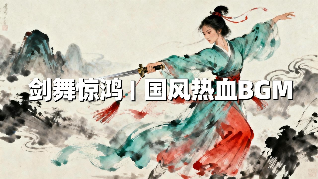 [ENERGY] 舞剑武侠国风配乐｜1 Hour Loop | Epic Chinese Wuxia Ambience