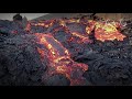 Lava breaks off