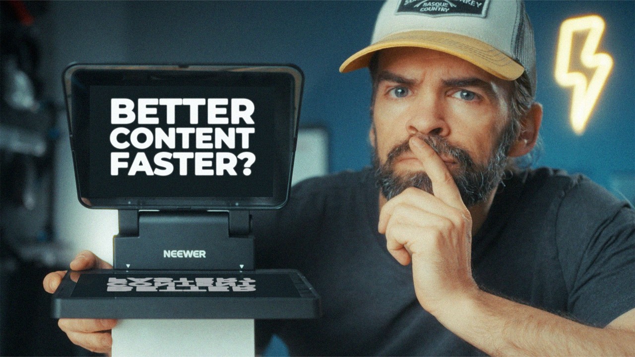 I Tried a Teleprompter for the FIRST TIME EVER | Neewer X11