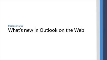 What’s new in Outlook on the Web