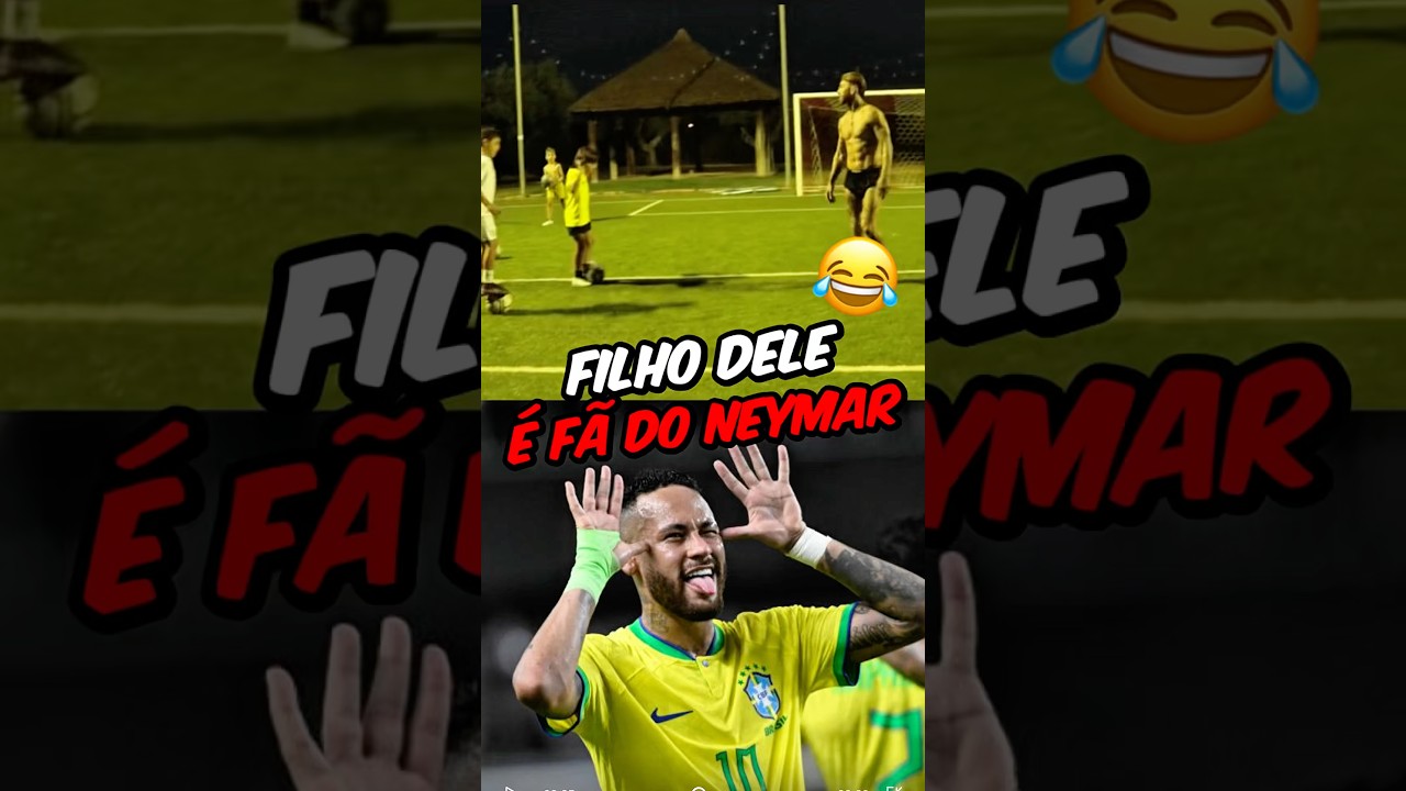 O FILHO DO SÉRGIO RAMOS É FÃ DO NEYMAR😂