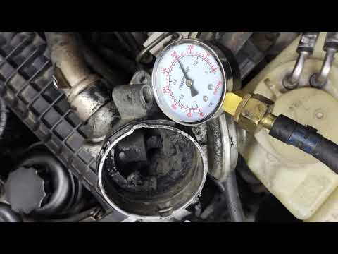 egr  სარქველი. ტესტირება ვაკუმზე (клапан egr mercedes w210  cdi)