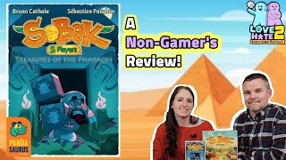 Sobek: 2 Players - Treasures of The Pharaoh Expansion - A Non-Gamer's Review! | #boardgamereview screenshot 5