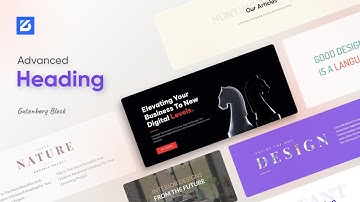 How to Use Advanced Heading Block | Best Gutenberg Blocks | Zoloblocks