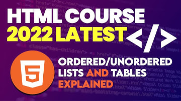 Ordered lists, Unordered lists and Tables Explained in Urdu/Hindi By Waleed Ahmad