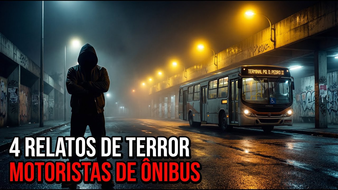 4 RELATOS PERTURBADORES DE MOTORISTA DE ÔNIBUS | HISTÓRIAS DE TERROR
