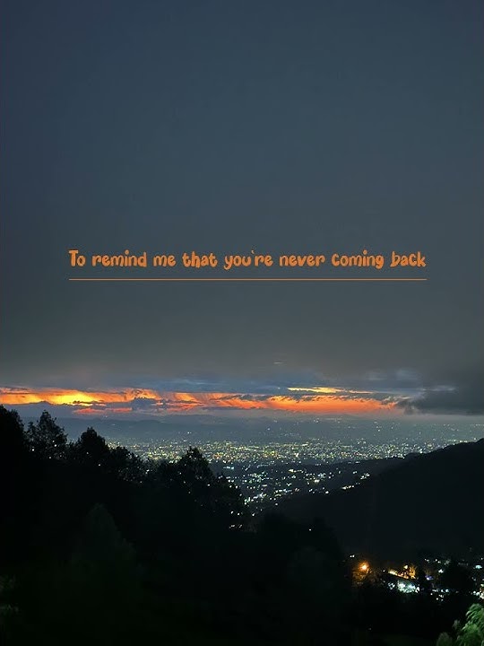 ‘Cause a picture is all that i have