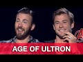 Avengers Age of Ultron Interview - Chris Evans &amp; Chris Hemsworth Captain America &amp; Thor