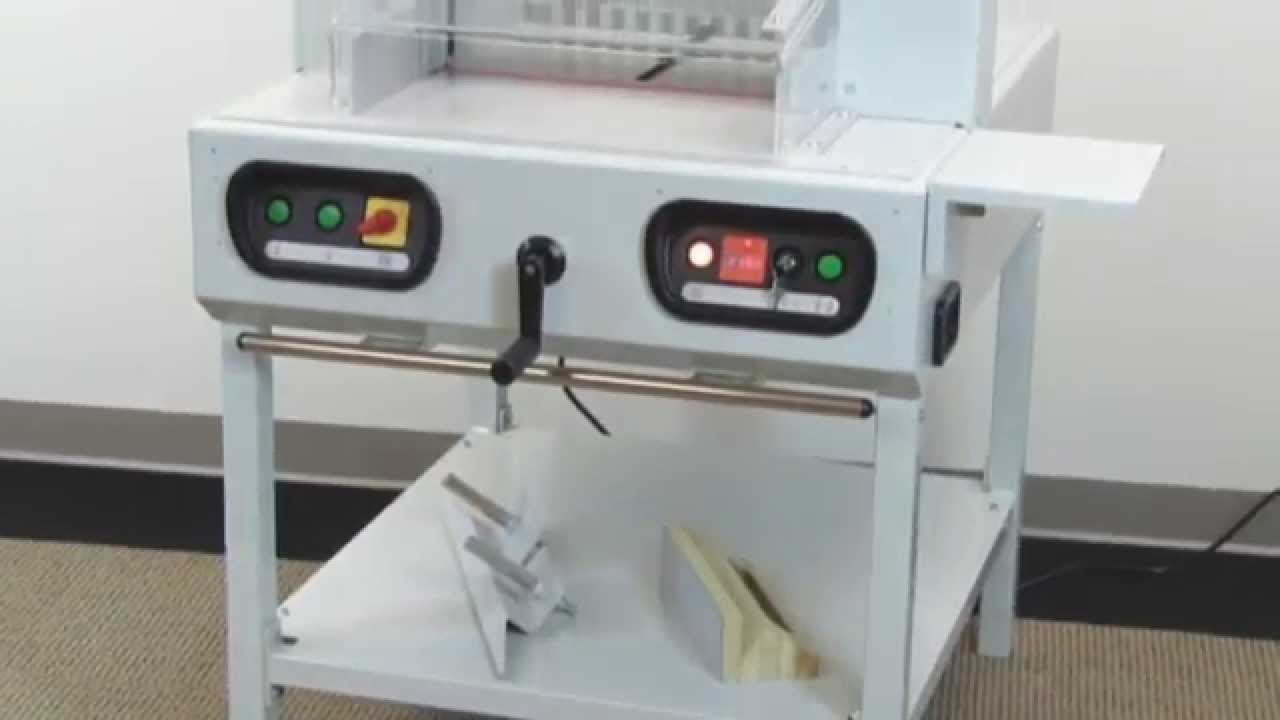 Cut True 27S Electric Paper Cutter - YouTube