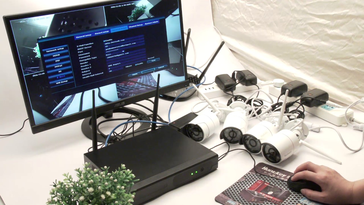 Record,Alarm,Playback Guide Yeskam Wireless Camera System YouTube