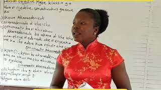 Igbo Language. Basic 4. Week 2
