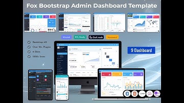 The Best RTL Bootstrap 5 Admin Dashboard By Fox UI Framework