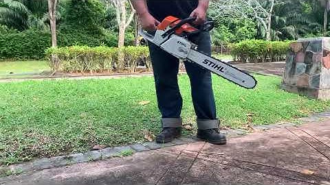 How To Cold Start Your Stihl Chainsaw