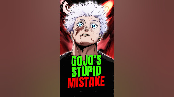 Gojo’s STUPID Mistake That Got Him Killed After Beating Sukuna 💀 JUJUTSU KAISEN