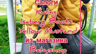 #Сапоги #Kuling Isaberg Boots Yellow Mustard из магазина #BabyShop