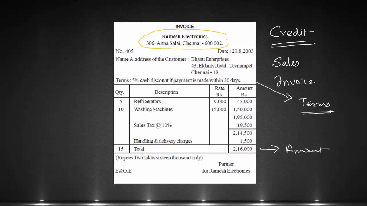 cash memo and invoice youtube cash memo receipt format