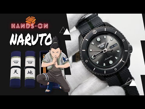 UNBOXING SEIKO 5 SPORTS NARUTO & BORUTO SHIKAMARU LIMITED