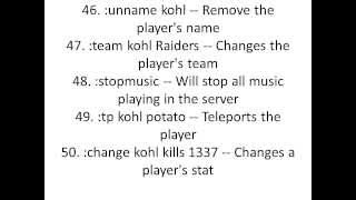 All Of The Commands To Roblox Kohls Admin House Youtube - admin commands for roblox kohls admin house