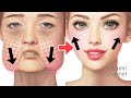 25 MINS🔥 FACE LIFTING EXERCISES For Beginners! Reduce Jowls, Laugh Lines (Nasolabial Fold)