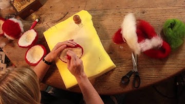 Needle Felted Apple Bowl Tutorial