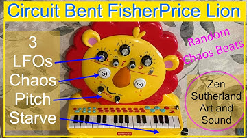 LFO Circuit Bent Fisher Price Lion Keyboard