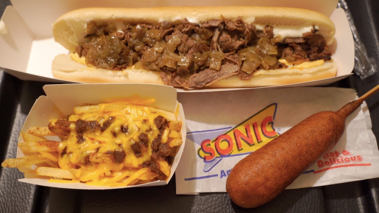 Sonic DriveIn Philly Cheesesteak Sandwich The Best FastFood Chain