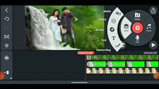 waterfalls Nature style video Editing In Kinmaster || BVVR Crieation screenshot 5
