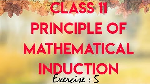 Class 11 Principle of Mathematical Induction Exercise 5 ||Malayalam||