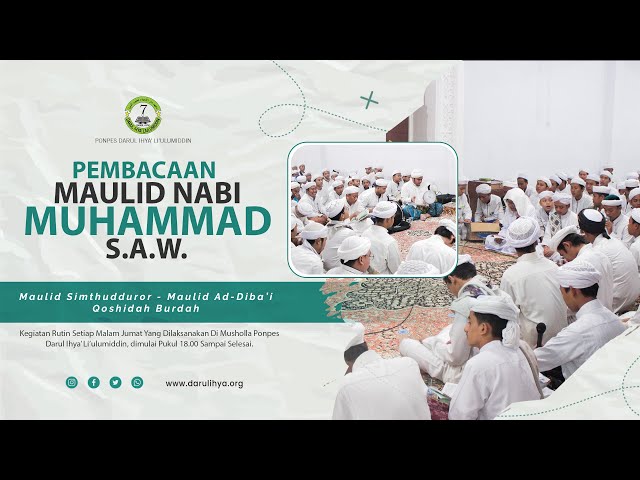 Live | Pembacaan Maulid Nabi Muhammad S.A.W - Maulid Ad Dhiba'i class=