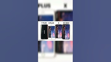 iPhone 7 Plus Vs iPhone 8 Plus Vs iPhone X Vs iPhone Xs Max - PUBG TEST