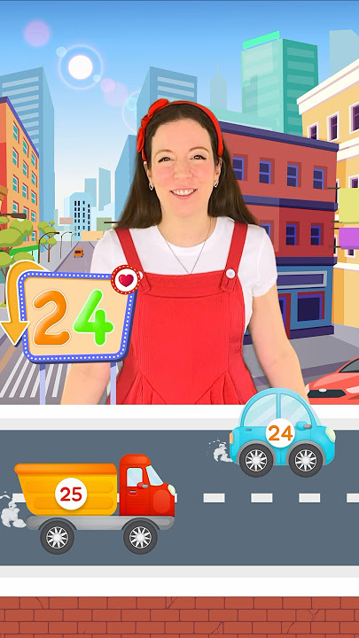Apprendre à compter jusqu’à 40 en chanson 💕 #comptines #enfants #parents #prof #chiffres