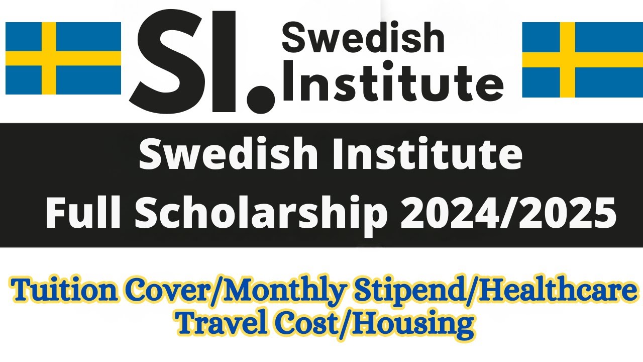 Full Scholarship In Sweden! Full Tuition Cover! Monthly Stipend! Travel