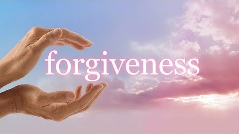 STD 4 M.Sc (Chap - 6) Forgiveness - By Ms. Mamta