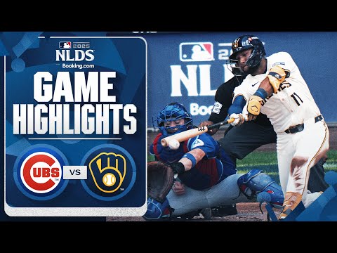 Cubs vs. Brewers NLDS Game 1 Highlights (10/9/25) | MLB Highlights