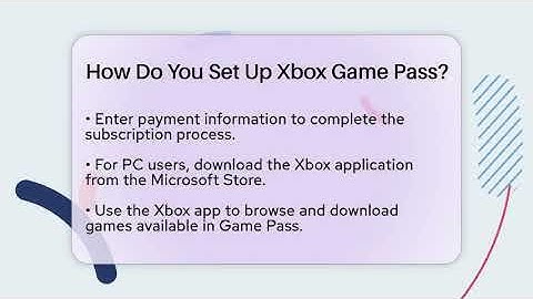 How Do You Set Up Xbox Game Pass? | Green Button Gaming