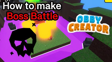 Boss Battle Tutorial (Obby Creator)