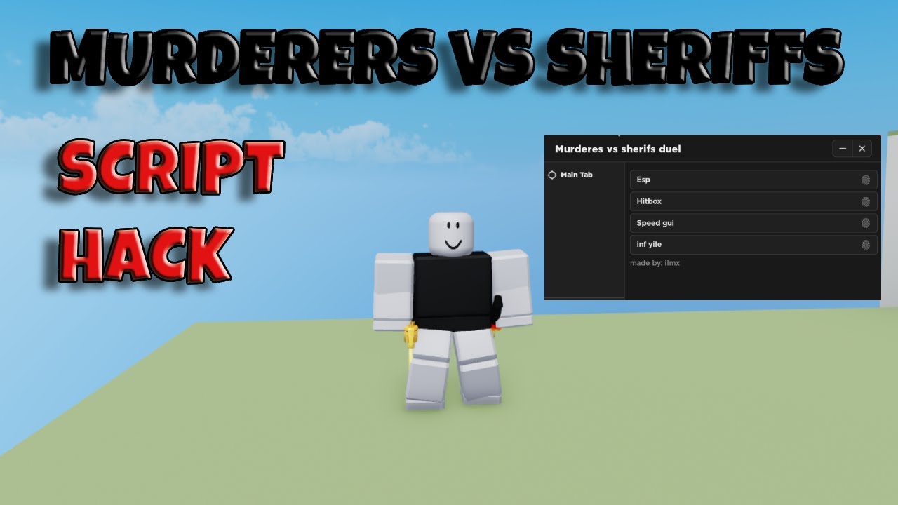 Murderers VS Sheriffs Duels Script Hack GUI: Kill All, Auto Farm, Aimlock &  More!