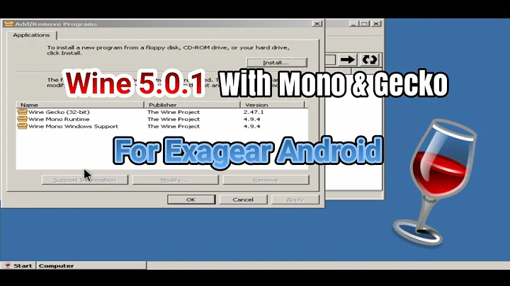 Wine 5.0.1 obb file With Mono & Gecko for Exagear Android