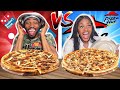 DOMINOS PIZZA VS PIZZA HUT CHALLENGE #8⎢D&B FOREVER