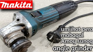 Angle grinder mabagal umikot,mainit kaagad at sumasayad , repair by JM TUTORIAL